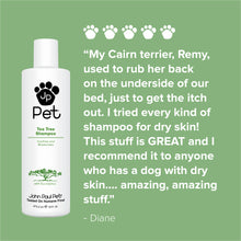 Load image into Gallery viewer, Natural  tea tree moisturising dog shampoo review
