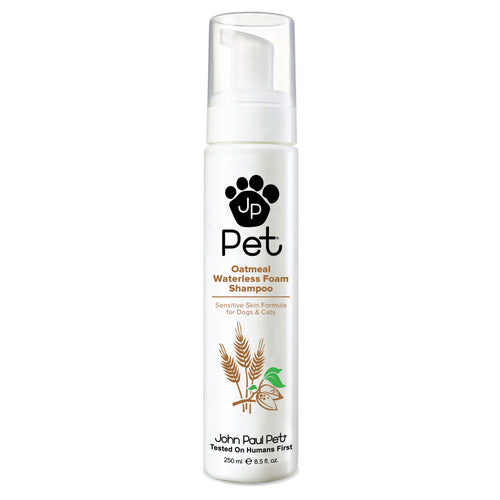 Natural oatmeal sensitive skin dog waterless shampoo
